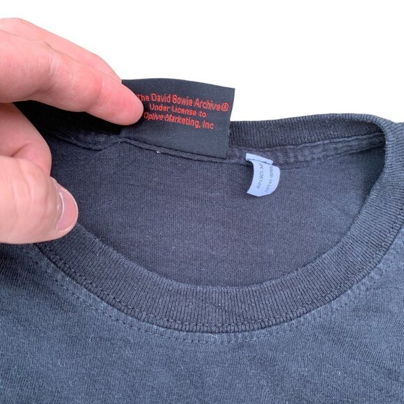 VINTAGE David Bowie Graphic T Shirt Band Shirt Large - Picture 6 of 6